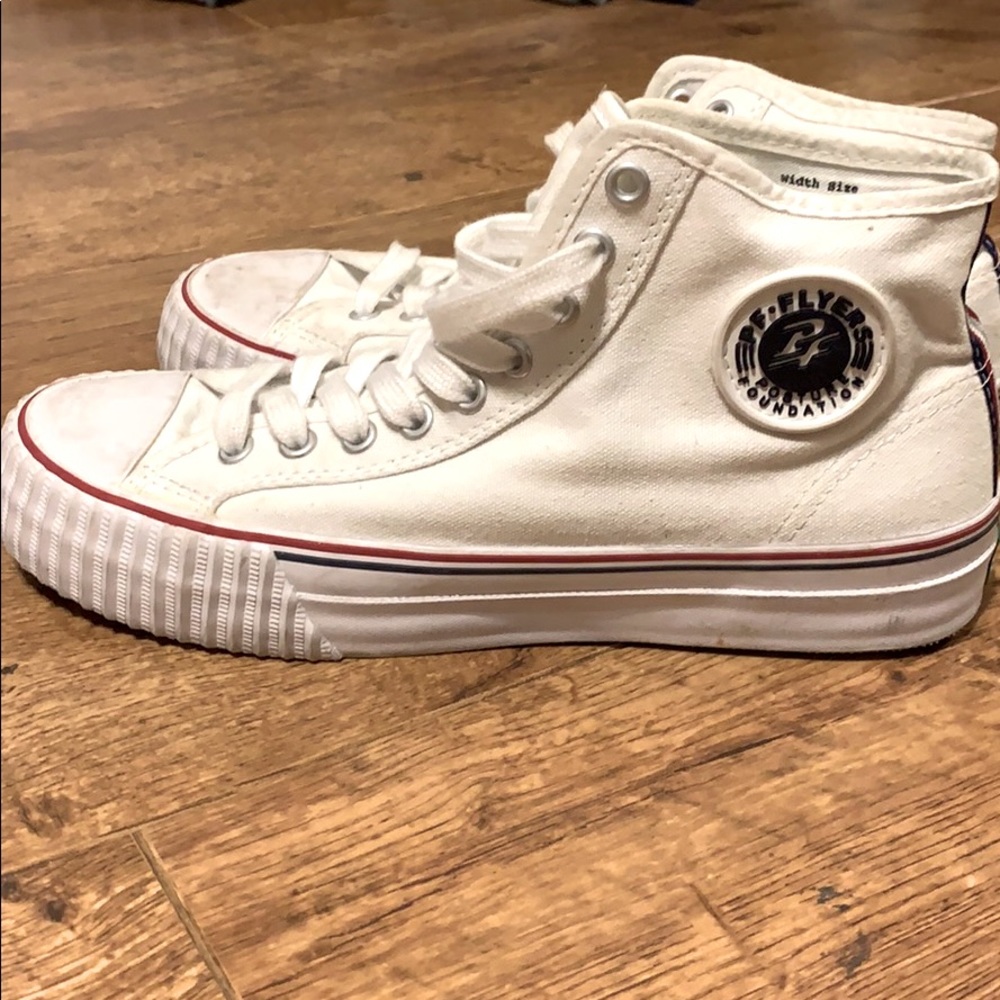 White PF flyers